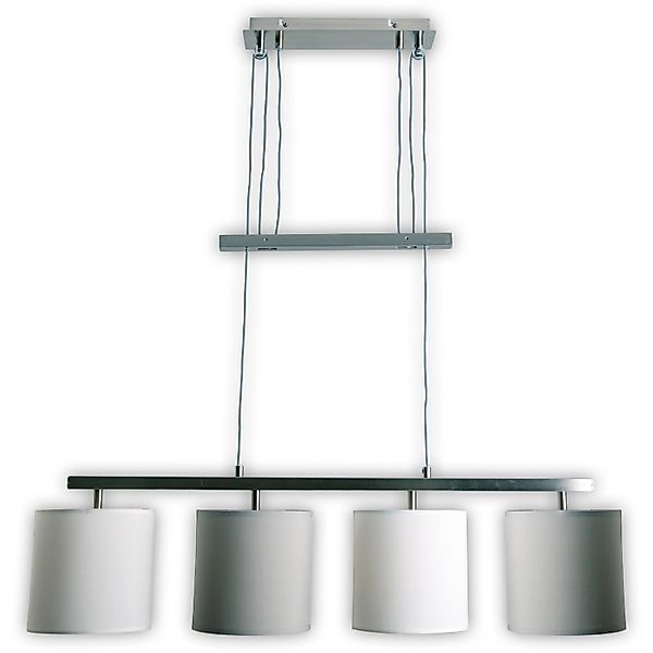 näve Pendelleuchte »Tilde« E27 1 Stk. 4 x E27 mit Textilschirmen je 2 x in günstig online kaufen