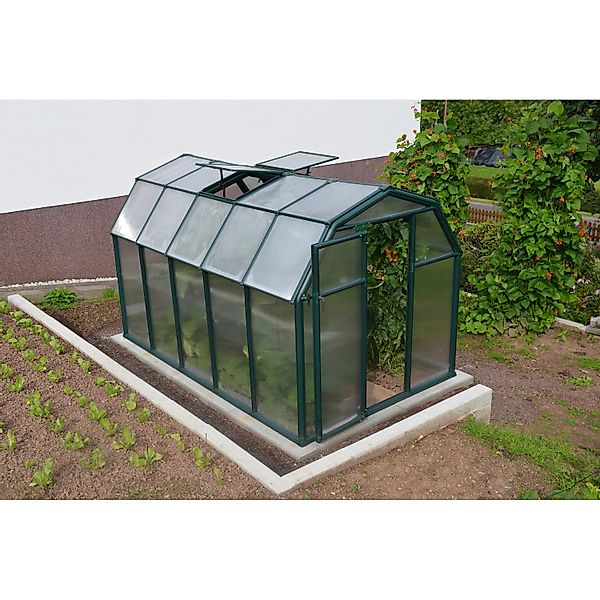 Palram - Canopia Gewächshaus Grün 6,5 m² inkl. Fundamentrahmen günstig online kaufen