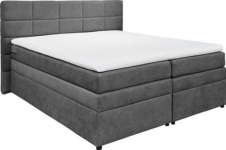 ED EXCITING DESIGN Boxspringbett Tacoma, inkl. Bettkasten und Topper günstig online kaufen