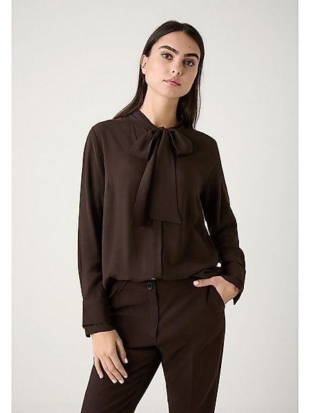 MORE&MORE Langarmbluse elegante Schluppenbluse günstig online kaufen