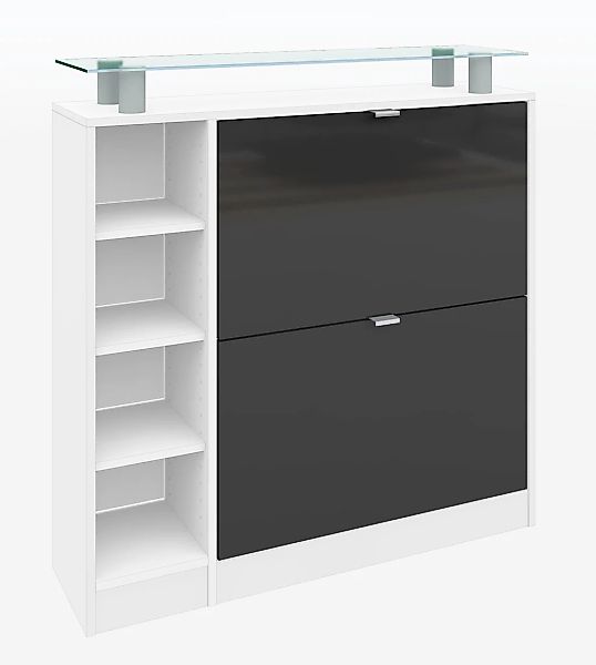 borchardt Möbel Schuhschrank "Dolly, Schuhregal, Schuhkipper mit Glasablage günstig online kaufen