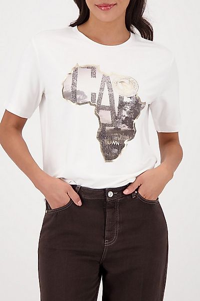 Monari T-Shirt Shirt Capetown Regular fit mit Afrika-Aufdruck günstig online kaufen