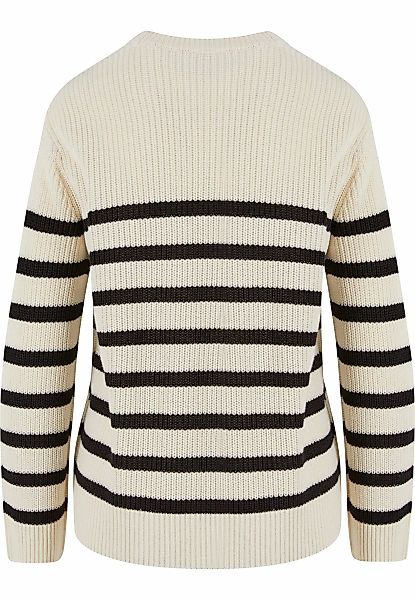 URBAN CLASSICS Rundhalspullover "Urban Classics Damen Ladies Rib Striped Sw günstig online kaufen