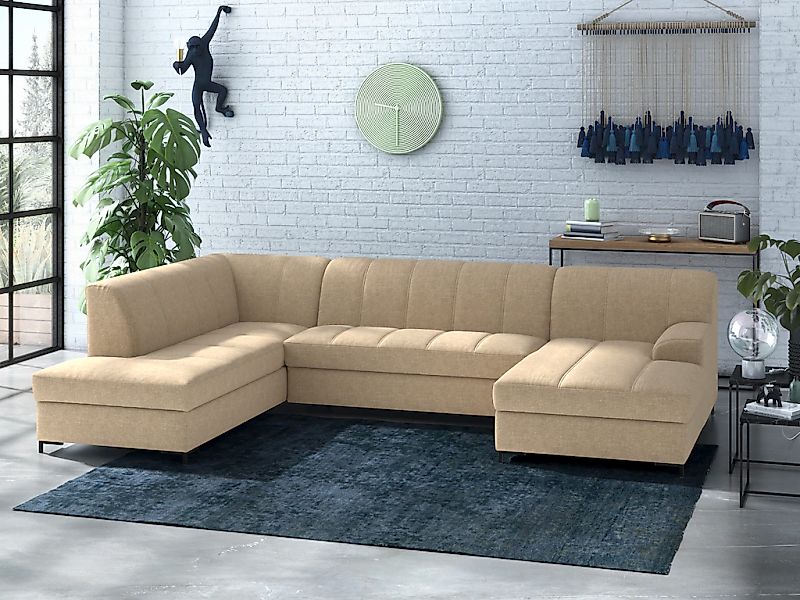 INOSIGN Wohnlandschaft "Balme, moderne Formensprache, zeitloses Design, U-F günstig online kaufen