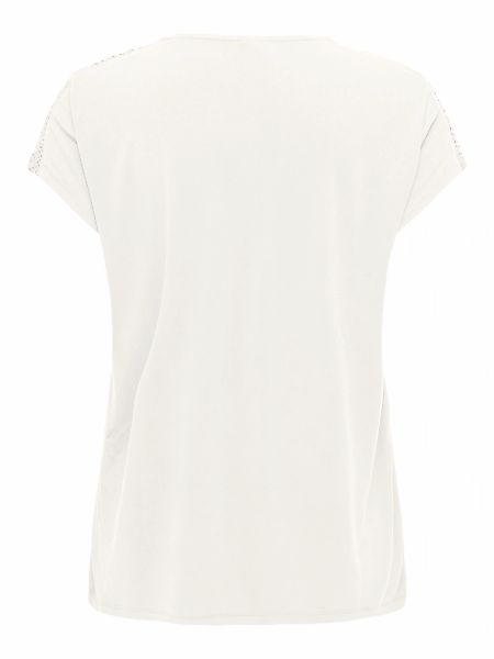 ONLY Kurzarmshirt ONLFREE LIFE CAPSLEEVE LACE günstig online kaufen