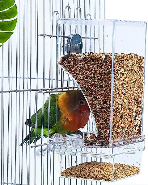 LuxusKollektion Vogelhaus Automatischer Vogelkäfig-Futterspender für Wellen günstig online kaufen