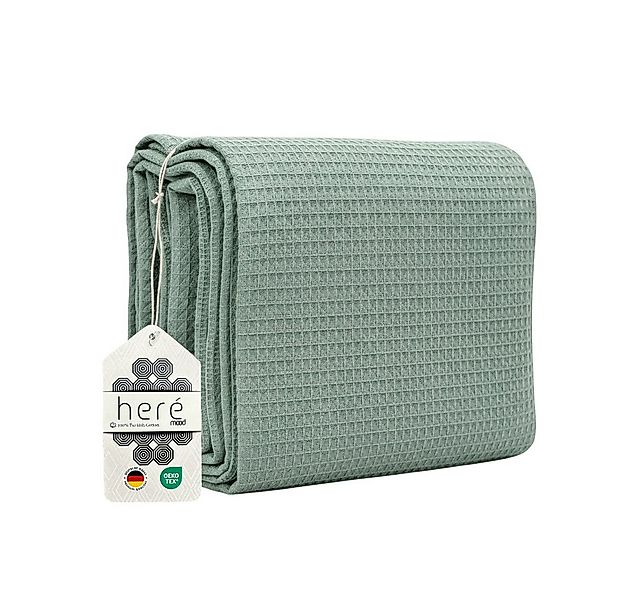 herémood Tagesdecke Wohndecke 150×200 cm aus 100% Baumwolle, Sofadecke & Be günstig online kaufen