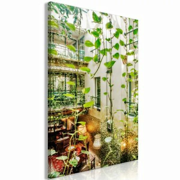 artgeist Wandbild Cracow: Cafe with Ivy (1 Part) Vertical mehrfarbig Gr. 40 günstig online kaufen