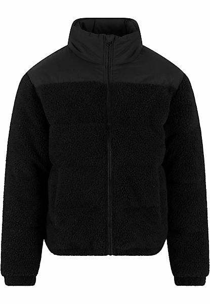 URBAN CLASSICS Winterjacke "Urban Classics Fabric Mix Teddy Puffer Jacket", günstig online kaufen