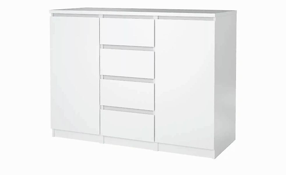 Sideboard  Nardo ¦ weiß ¦ Maße (cm): B: 120,8 H: 90,7 T: 50 Kommoden & Side günstig online kaufen