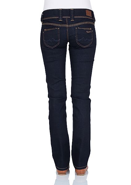 Pepe Jeans Damen Jeans Venus - Regular Fit - Blau - Authentic Rope günstig online kaufen