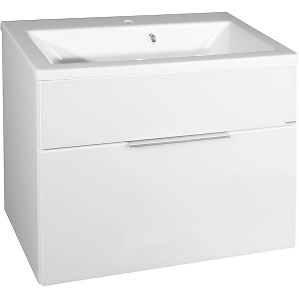 Fackelmann Waschbeckenunterschrank Kara Anthrazit 79,5 cm günstig online kaufen