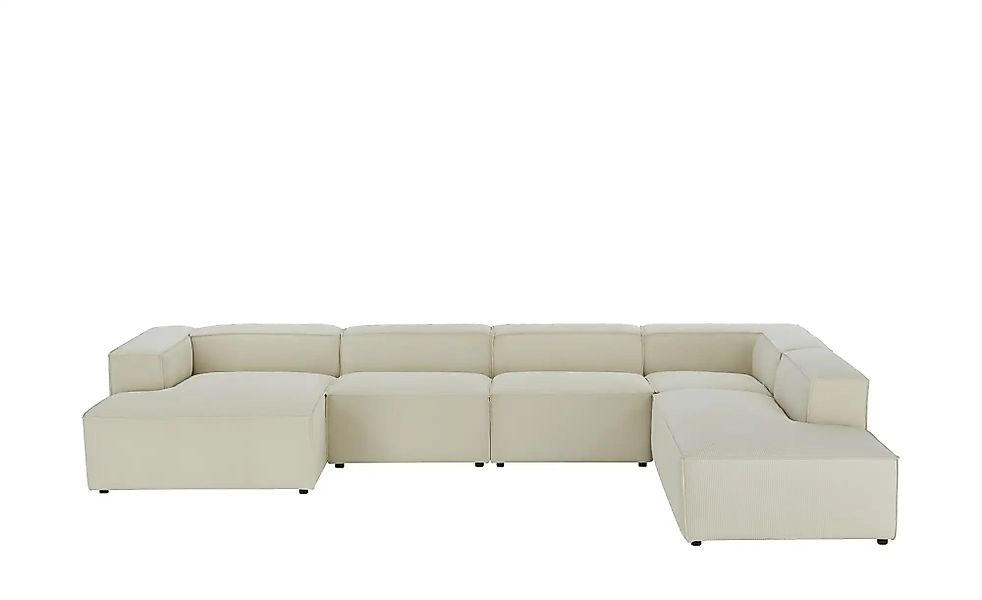 Wohnlandschaft  Relana ¦ weiß ¦ Maße (cm): B: 395 H: 69 T: 245.0 Polstermöb günstig online kaufen