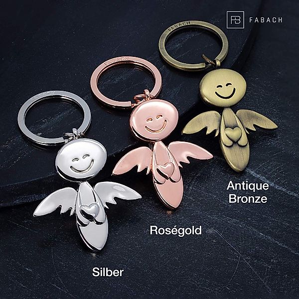 FABACH Schlüsselanhänger Schutzengel Smile mit Herz günstig online kaufen