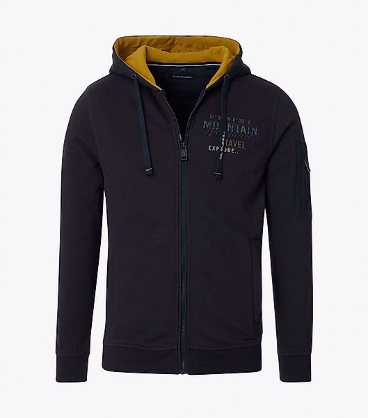 CASAMODA Kapuzensweatjacke Kontrastfarbakzent in der Kapuze günstig online kaufen