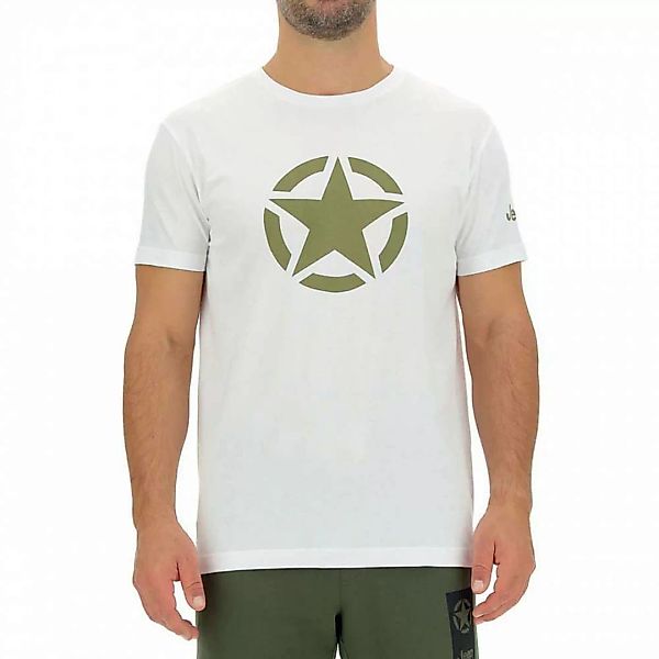 Jeep O102059w531 Kurzärmeliges T-shirt S White / Moss günstig online kaufen