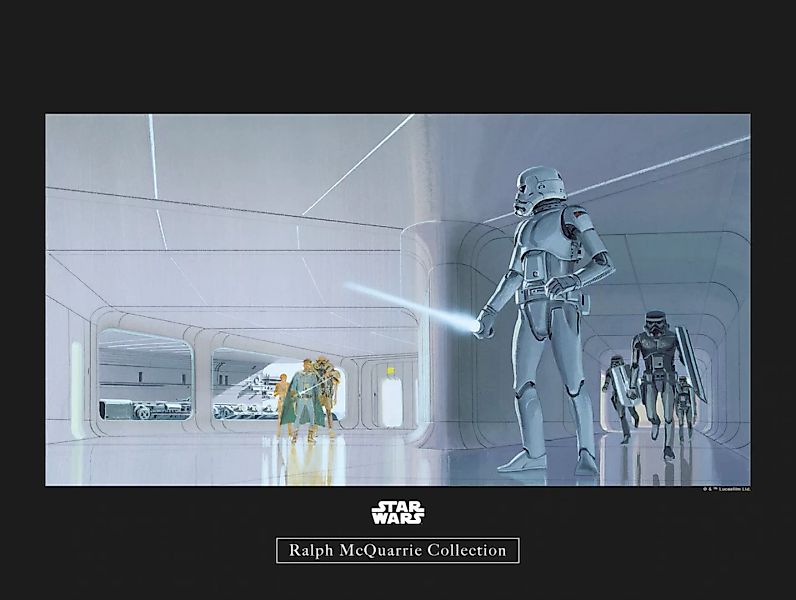 Komar Wandbild Star Wars Hallway 40 x 30 cm günstig online kaufen