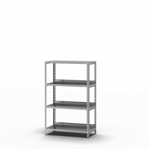 PROREGAL Aktenregal Schraubsystem Grundregal HxBxT 115 x 75 x 30 cm 4 Ebene günstig online kaufen