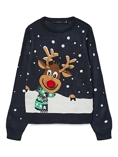 Vero Moda Weihnachtspullover VMFROSTYDEER LS O-NECK günstig online kaufen