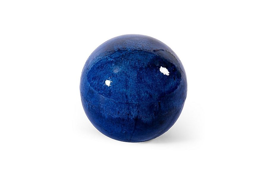 Teramico Dekokugel Gartenkugel Keramik 12cm Royal Blau glasiert, 100% Frost günstig online kaufen