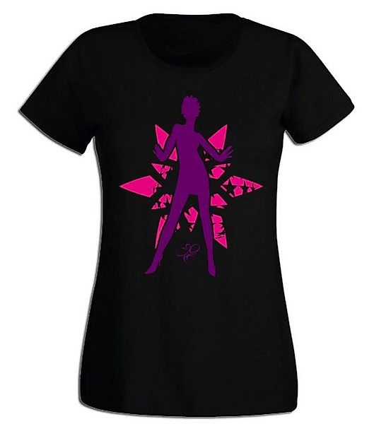 G-graphics T-Shirt Damen T-Shirt - Stargirl Pink-Purple-Collection, mit tre günstig online kaufen