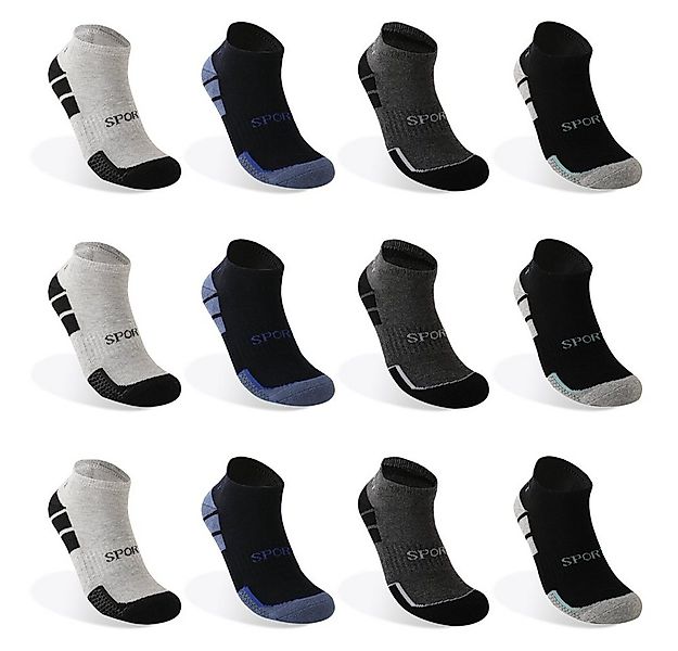 TEXEMP Thermosocken 3 - 12 Paar Thermo Socken Sneaker Kurzsocken Dicke Warm günstig online kaufen
