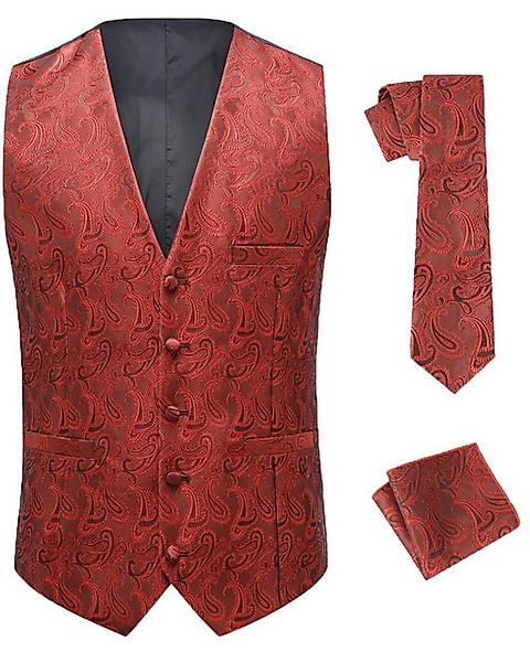 Allthemen Anzugweste (3 tlg, mit Krawatte und Einstecktuch) Herren Anzugwes günstig online kaufen