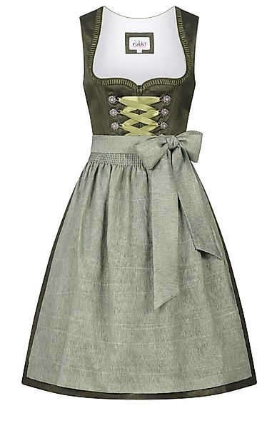 Nübler Trachtenkleid Midi Dirndl Ginger in Grün von Nübler günstig online kaufen
