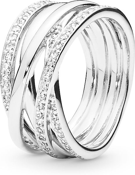Pandora Fingerring Pandora Sparkling & Polished günstig online kaufen