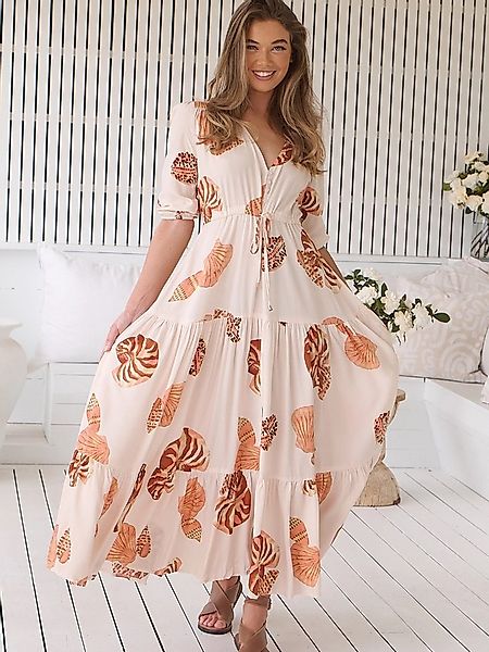 ANNIS Fashion & Accessoires Maxikleid "SEASHELL GRACE" v. Jaase (1-tlg) NEU günstig online kaufen