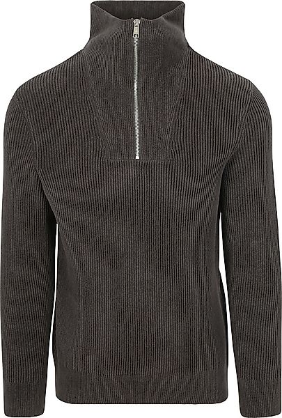 Marc O'Polo Half Zip Pullover Anthrazit - Größe XL günstig online kaufen