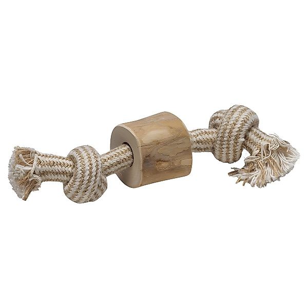 Beeztees Waschtisch-Halbsäule Hundespielzeug Patries aus Kaffeeholz/Baumwol günstig online kaufen