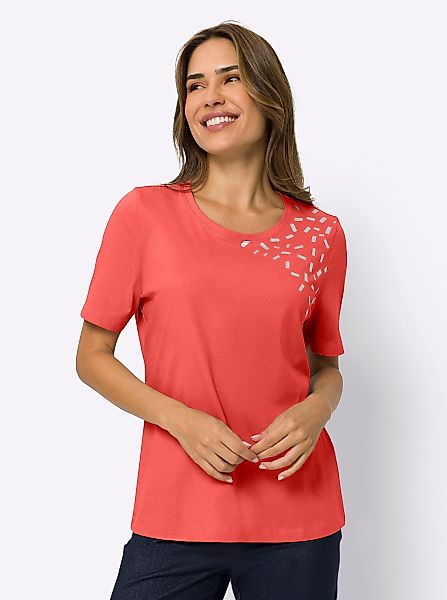 Rundhalsshirt "Freizeitshirt" 1 Stk. tlg. günstig online kaufen