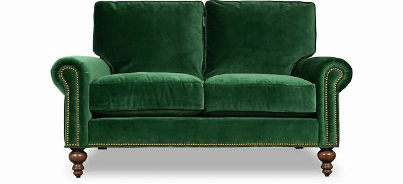 JVmoebel Chesterfield-Sofa, 2 Sitzer Chesterfield Polster Couch Stoff Couch günstig online kaufen