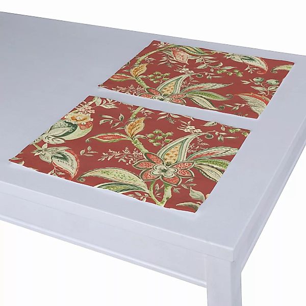 Tischset 2 Stck., rot, 30 x 40 cm, Gardenia (142-12) günstig online kaufen