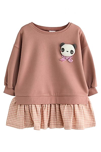 Next Jerseykleid Sweatkleid mit Karomuster (1-tlg) günstig online kaufen