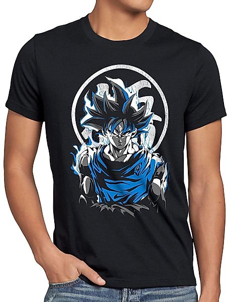 style3 T-Shirt Super Saiyan God Blue günstig online kaufen