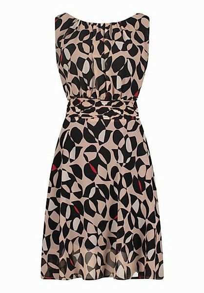 Betty&Co Chiffonkleid Betty & Co Chiffonkleid ohne Arm Form günstig online kaufen