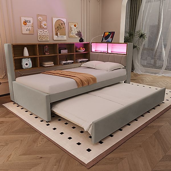 Furnishings Home Polsterbett Ausziehbett Daybett Tagesbett günstig online kaufen