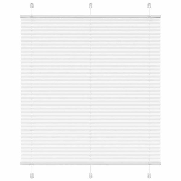 vidaXL Plissee Weiß 120x150 cm Stoffbreite 119,4 cm Polyester 4015504 günstig online kaufen