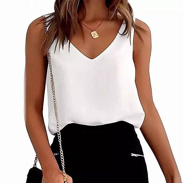 AFAZ New Trading UG Longtop Damen-Trägershirt mit Schultergurt, lässiges Ta günstig online kaufen