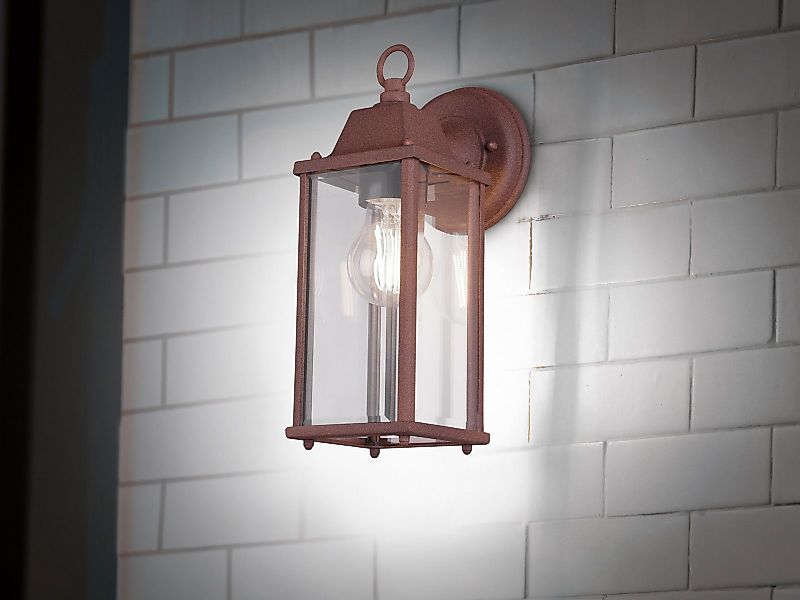 TRIO Leuchten LED Außen-Wandleuchte, LED wechselbar, Warmweiß, Hauswand Fas günstig online kaufen