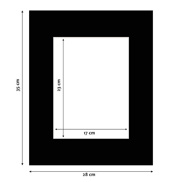PHOTOLINI Bilderrahmen Passepartouts 5er Set - die Fotos und Bilder in den günstig online kaufen