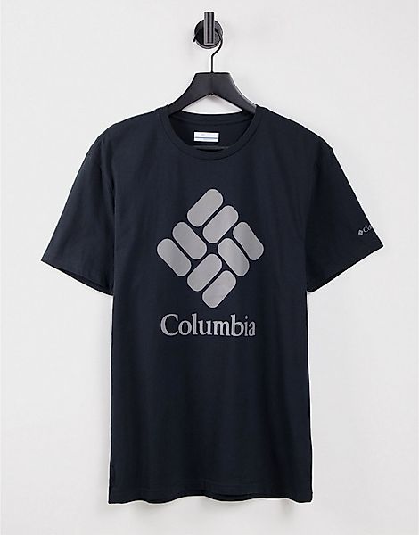 Columbia – Trek – T-Shirt in Schwarz mit Logo günstig online kaufen