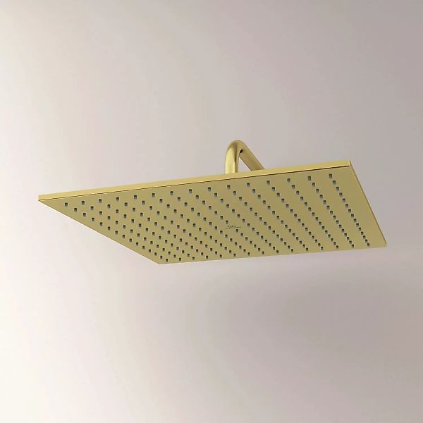 Ideal Standard Kopfbrause Idealrain Atelier Eckig 400x400 mm Brushed Gold günstig online kaufen