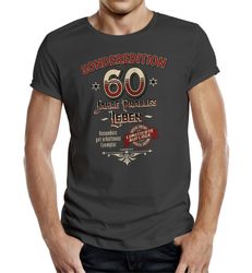 RAHMENLOS® T-Shirt Geschenk zum 60. Geburtstag günstig online kaufen