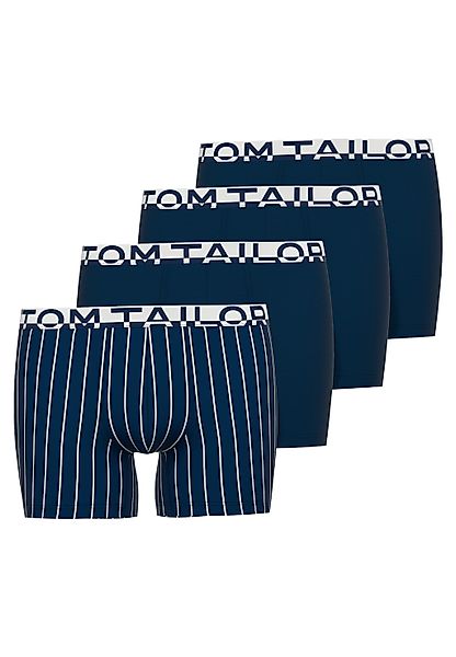 TOM TAILOR Boxershorts "Kentucky", (4er Pack), weich, bequem, eng, elastisc günstig online kaufen