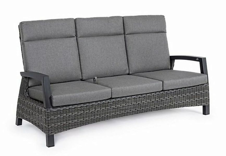 Natur24 Sofa Sofa Britton 194,5x83x103cm Kunstfasergeflecht Sofa Couch günstig online kaufen