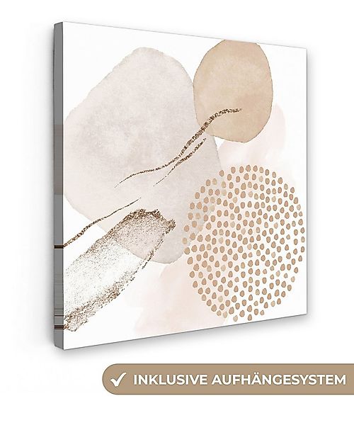 OneMillionCanvasses® Leinwandbild Aquarell - Beige - Pastell - Modern - Abs günstig online kaufen