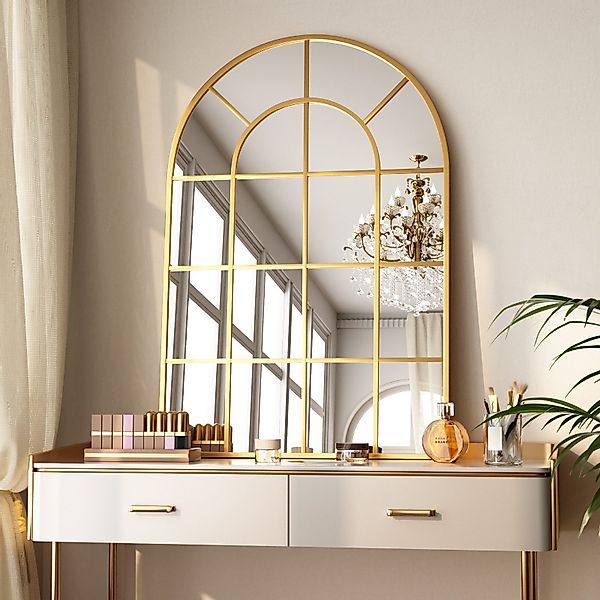 BEAUTYPEAK Dekospiegel Dekorativer gewölbter Wandspiegel mit günstig online kaufen